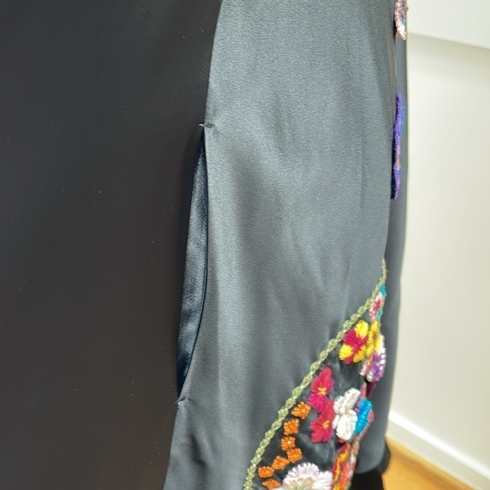 Authentic FENDI Black embellished dress size 38 xs-s NEW - Picture 10 of 12